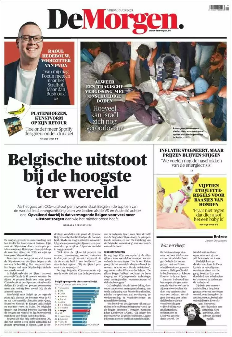 Prima-pagina-de morgen-edizione-di-oggi-31-05-2024